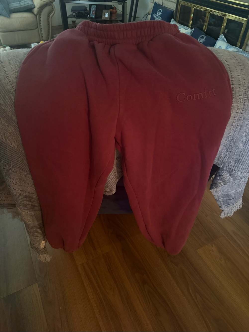 Comfrt minimalist sweatpants berry and pastel pink size large - Picture 5 of 5